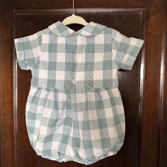 Bailey Boys Gingham Bubble - 18M - Picture 2 of 3